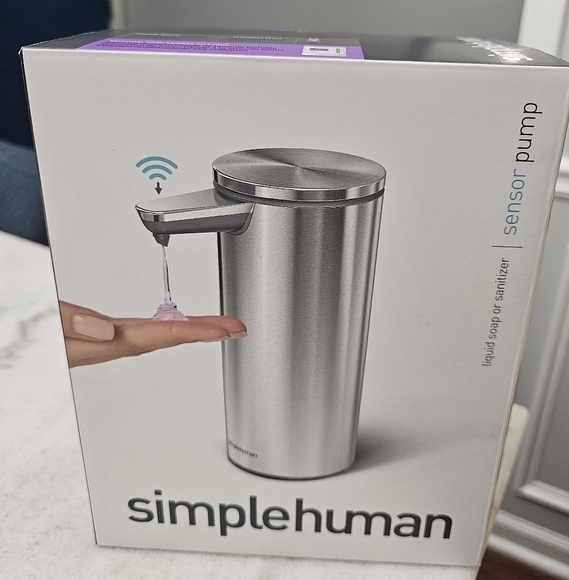simplehuman ST1043  Rechargeable Sensor Pump 9oz - Stainless Steel M52B - Picture 1 of 5